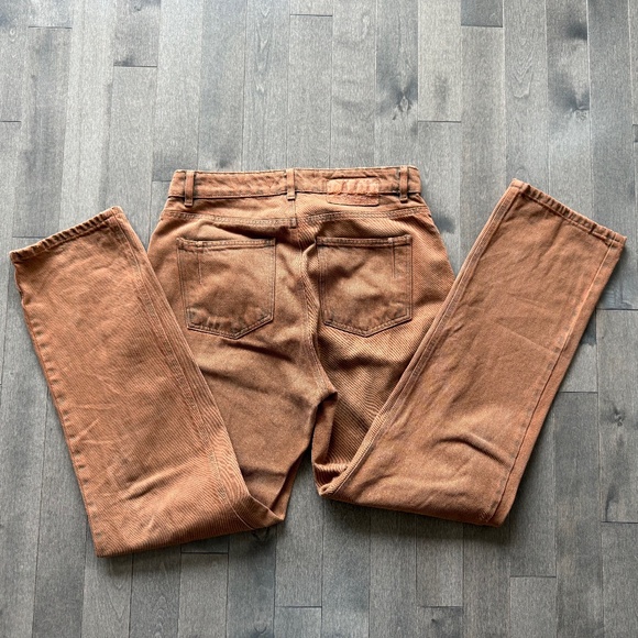 Won Hundred Jeans Pearl Overdyed "Toffee" button fly size 30" - Picture 4 of 7